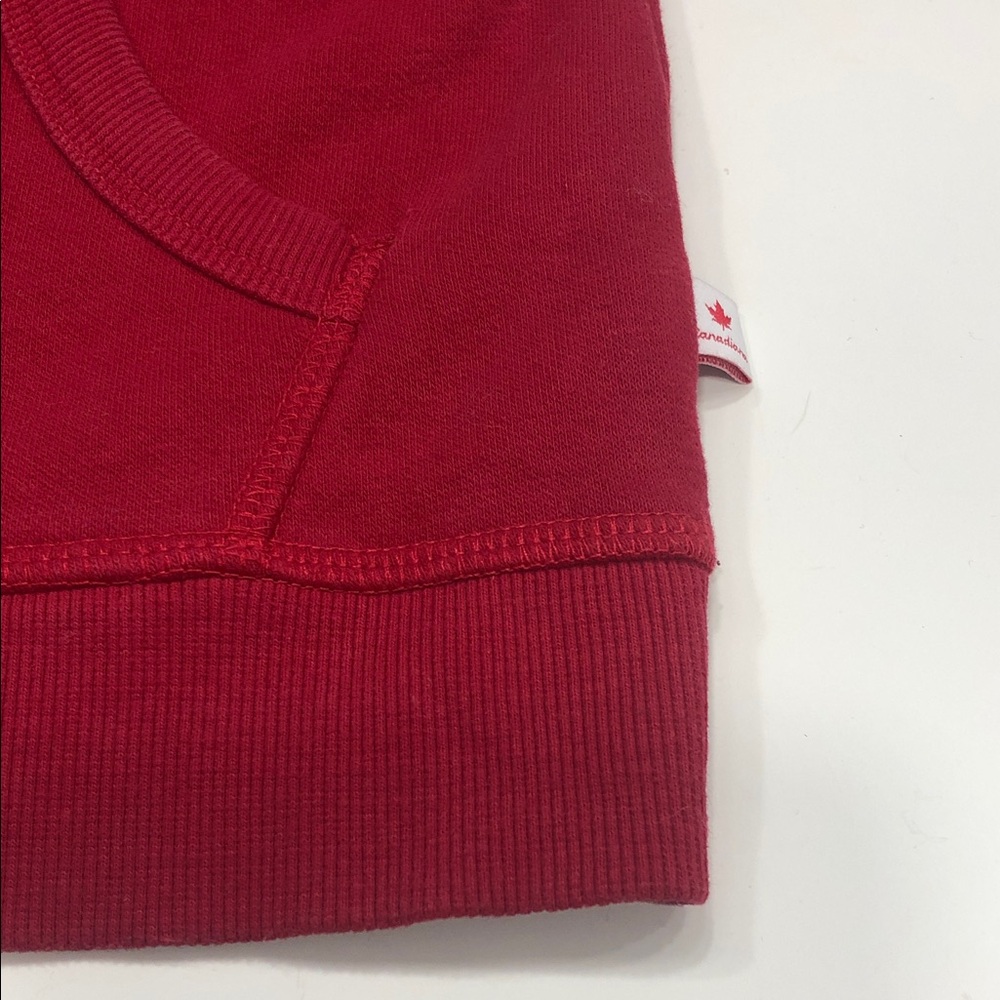 🍁Red Canadiana Full Zip Hoodie – Size XL (14-16) - Picture 10 of 10